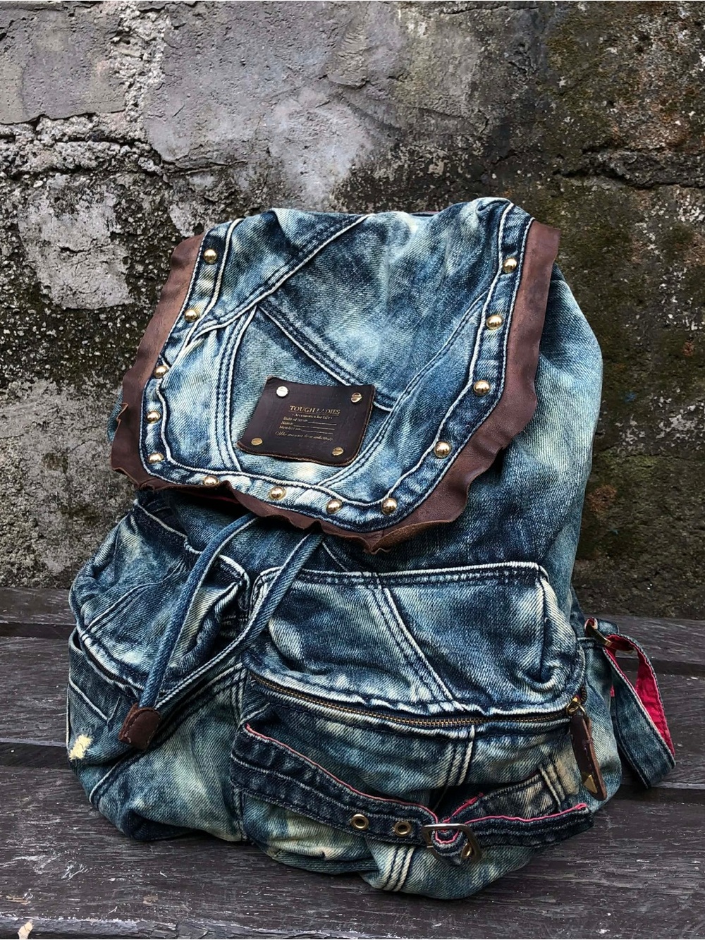 2YK Tough ladies collection love from 1529 Dimen bag vintage with leather part
